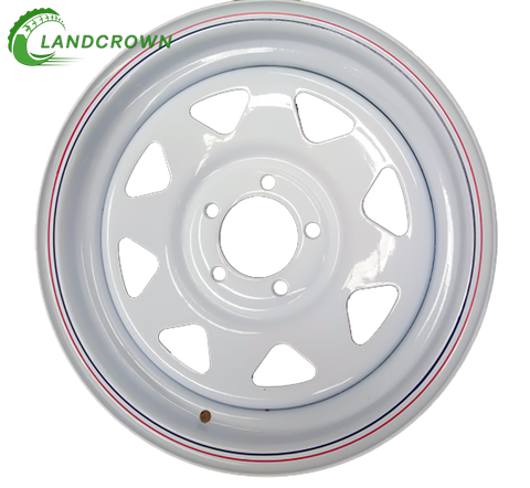 13 Inch Steel Car & Trailer Wheel Rims - 4/5/6 Hole, Customizable
