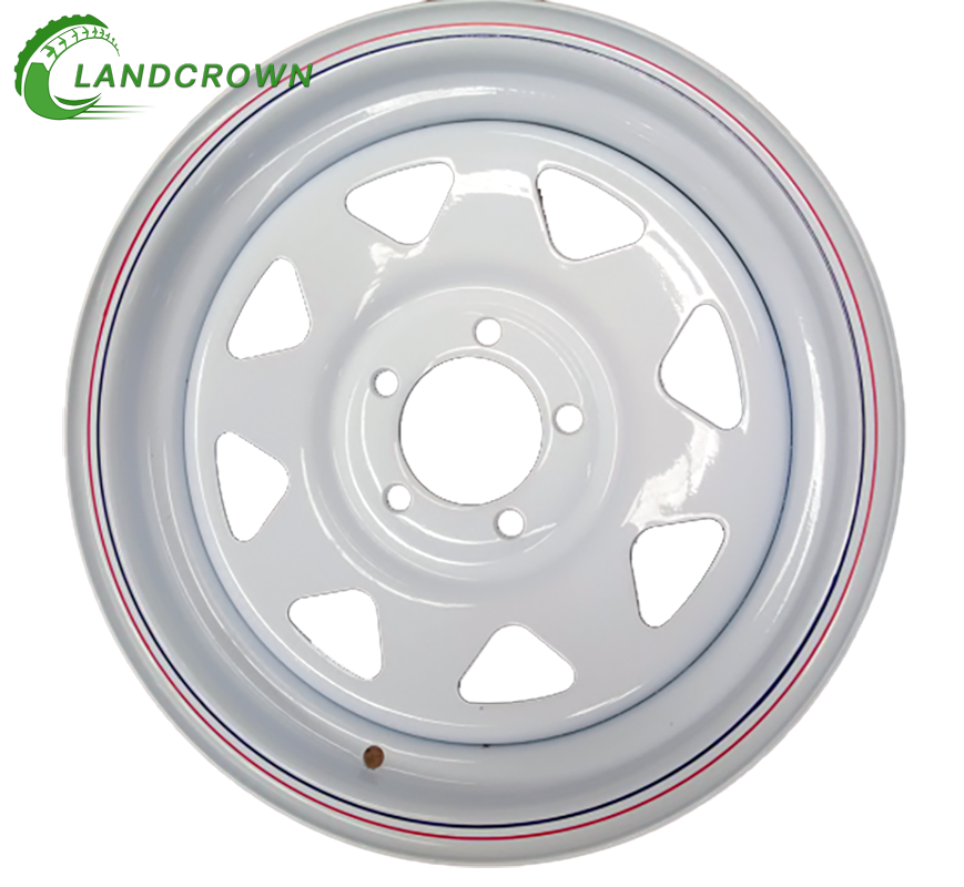 13 Inch Steel Car & Trailer Wheel Rims - 4/5/6 Hole, Customizable