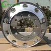 RICHRISE Quality Aluminum 17.5x6.75 Wheel Tubeless 17.5 Coaster Wheels with Silver Finishing