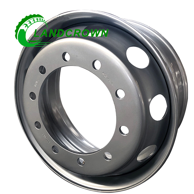 22.5x9.00 Tubeless Truck Steel Wheel Rim For Tire 12R22.5