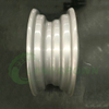 Commercial 24.5x8.25 Rim de roue en acier 8,25x24,5 SEM TBURESS TEBESSEUR TEBEABLE NOUVELLE CONDITION Silver Finish pour 11r24.5 Trump Tire