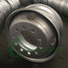 New Condition 19.5x14.00 14.0x19.5 Truck Steel Wheel Rim Silver Finish for Sale