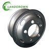 New 16-Inch Light Truck Wheel Rims 6.5-16/6.50-16 Steel Tube Wheel Rim with Silver Finish for 8.25R16 Truck Tire
