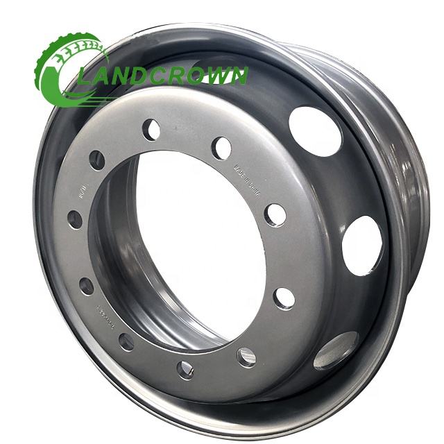 China Manufacture Tubeless Steel Wheel Rim Ring 22.5 Inch 22.5x8.25 8.25x22.5 Heavy Truck Tire 295/80r22.5 for Semi-Truck Bus