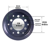FORKLIFT Split Wheel Rim 5.00F-10 Bolt Hole 6-18-PCD180 Assemble Hole 6-13-PCD200 CB150 Fork Lift Wheel for Tyre 6.50-10