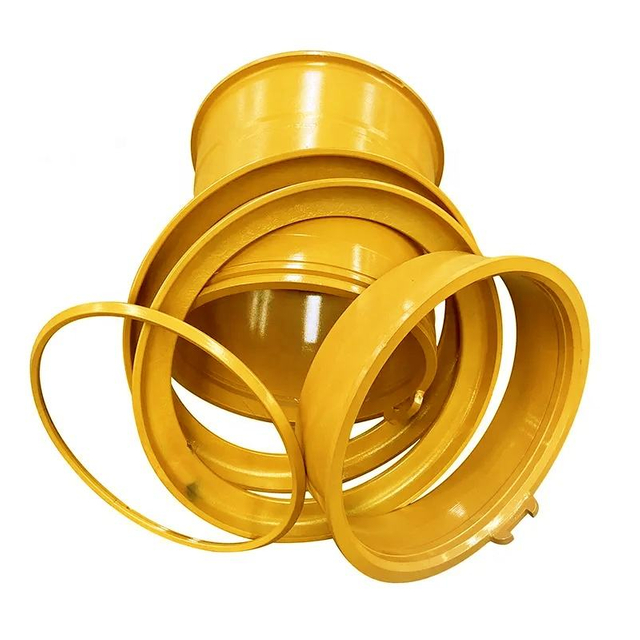RICHRISE OTR Engineering Mining Loader 5pcs Steel Wheel Rim 57x32.00/6.5 Tire Size 48/95-57 for Loader