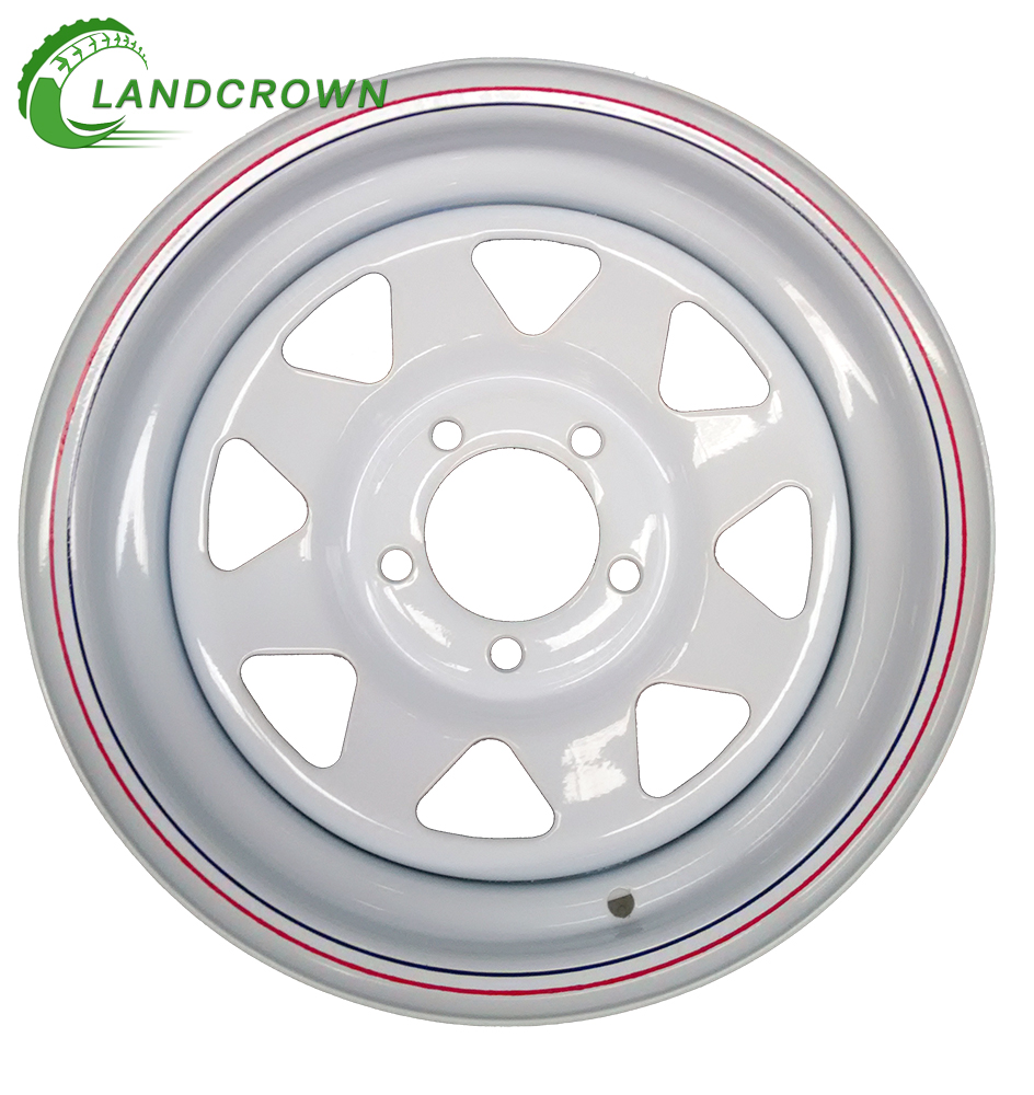 13 Inch Steel Car & Trailer Wheel Rims - 4/5/6 Hole, Customizable