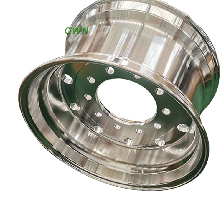 China Factory Wholesale Alloy and Aluminum Heavy Duty Truck Tubeless Wheel Rim 22.5x12.25 12.25x22.5 for Tyre Size 385/65R22.5