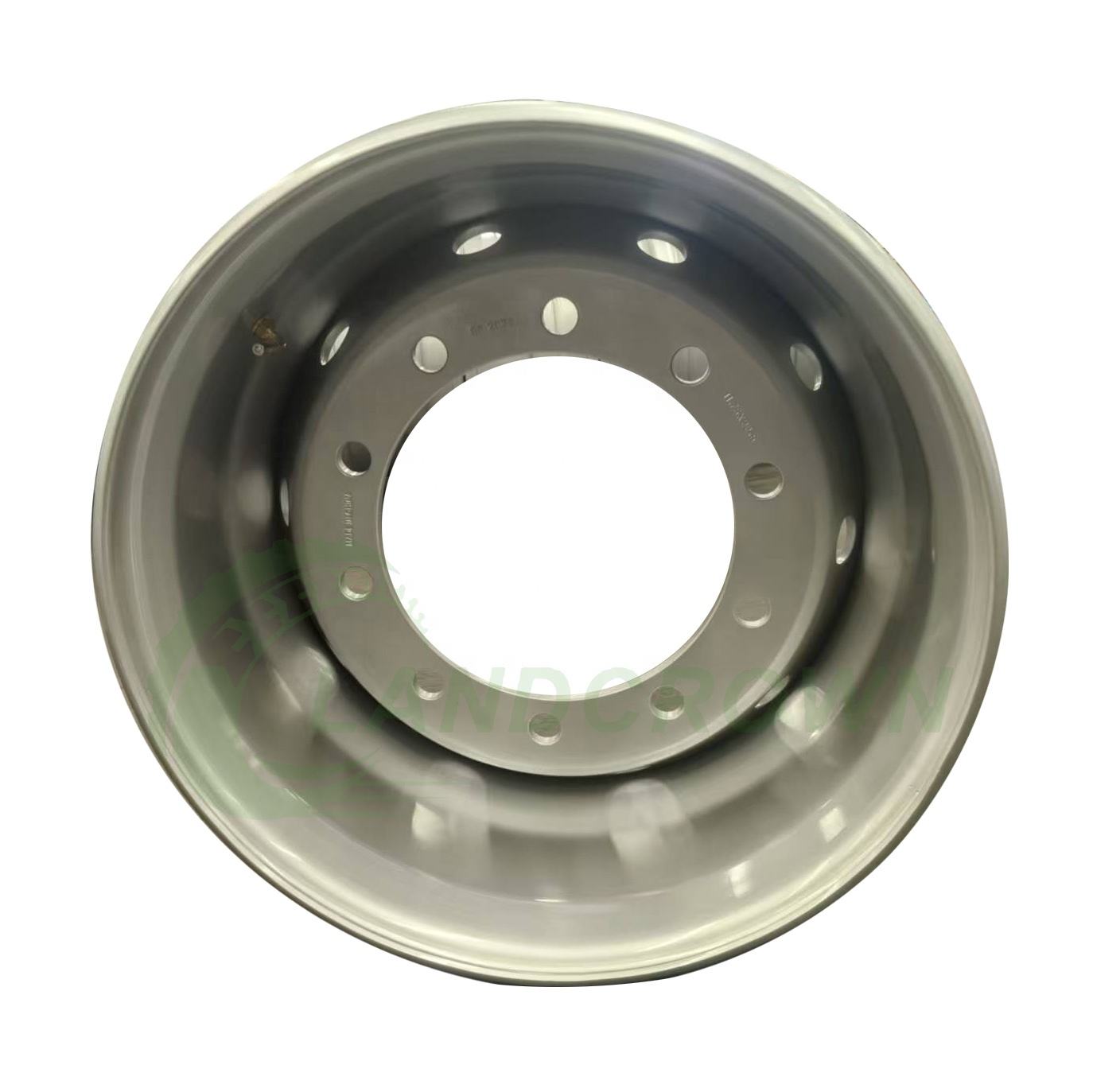 22.5 Inch Truck Tubeless Steel Wheel Rim 22.5X16.00 22.5X16 22.5*16.00 16x22.5 for Truck Tire 550/65R22.5