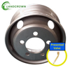 19.5 Inch Truck Tubeless Tyre Wheel Rims Silver Finish New Condition-Manufacturers' 19.5x6.75 6.75x19.5 for Semi Trailer Parts