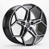 Forged Off-road Aluminum Alloy Wheel Rims 16x8.0 Multi-Spoke Bright Black Cast Alloy Car Wheels 16 Inch New Condition