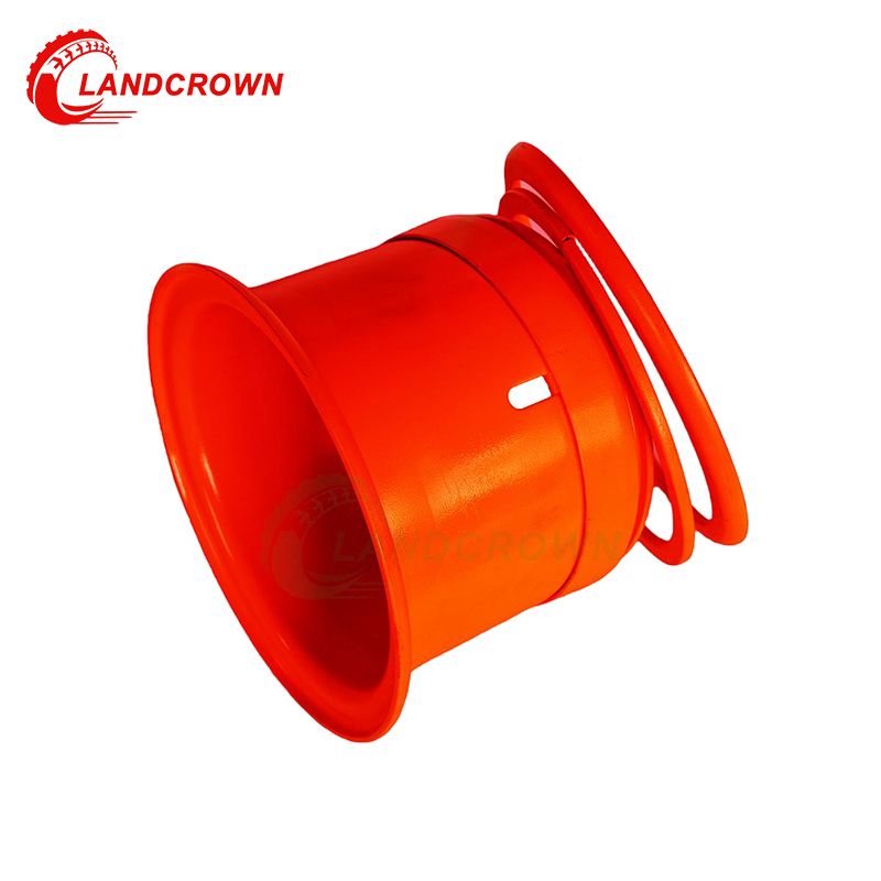 China 5.5F-15 Lock Ring Forklift Rim for 7.00-15 solid & pneumatic forklift tires