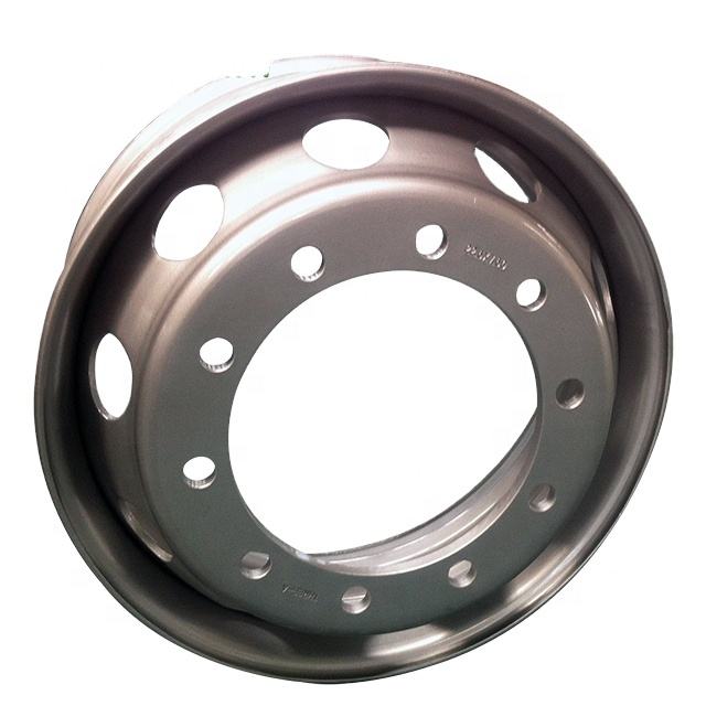 Commercial Iron Wheels Tires Accessories Truck 22.5x7.5 Steel Truck Wheels Size Specification