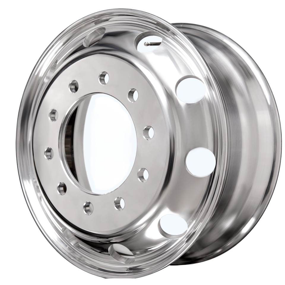 22.5 Inch Truck Wheels 9.75x22.5 22.5x9.75 Forged Alloy and Aluminum Tubeless Truck Wheel Rim for Truck Tire 315/80R22.5