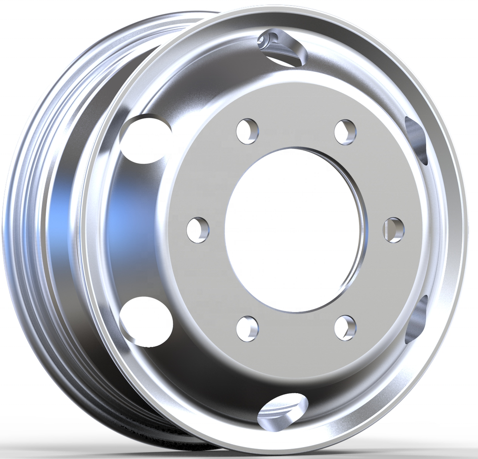 Tipper Trucks Dump 17.5 19.5 22.5x11.75 Aluminum Truck Wheels for 10 12 Wheels Cargo Truck