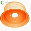 RICHRISE OEM Size Customizable Factory Manufactured Black Steel Tractor Wheel Rims Agricultural Machinery Parts