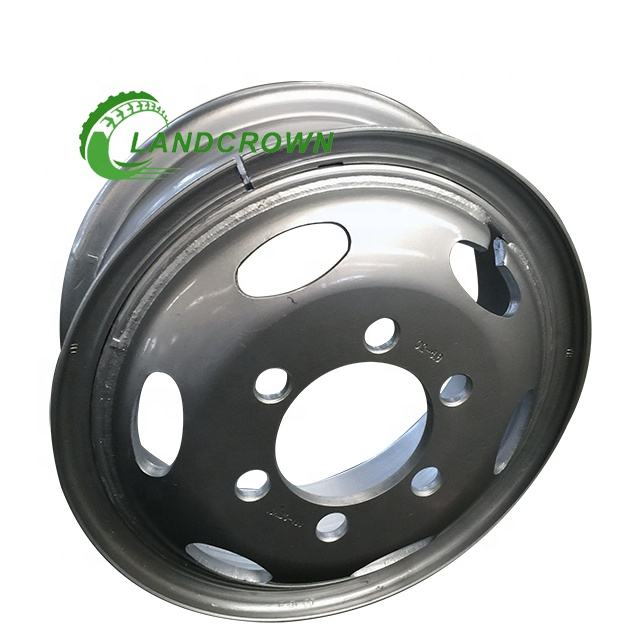 Light Truck Tube Steel Wheel Rim Series 6.5-20/6.50-20 Compatible with TBR Tire 7.5-20/8.25-20