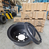 Factory Direct Wholesale Cheap 2-Piece Set of 10.00-20 10.0-20 20x10 Steel Industrial Forklift Wheel Rim 14.00-20 14.0-20 Tire