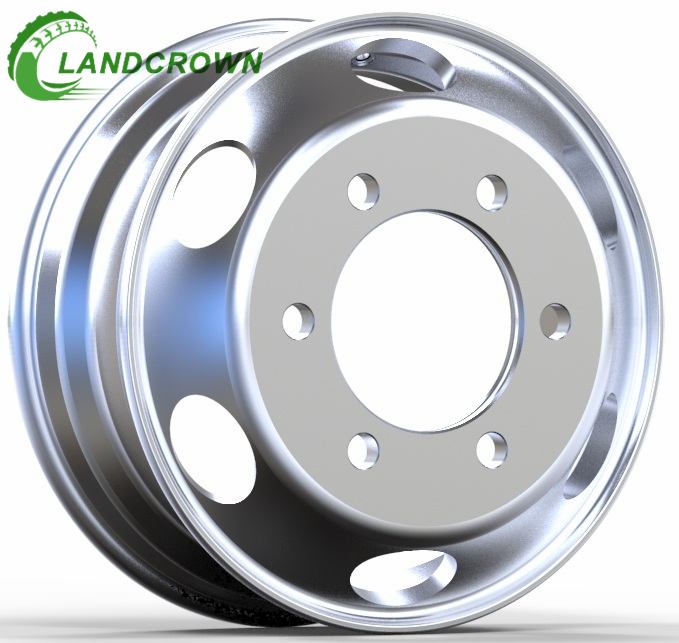 17.5 Inch 17.5x6.00 Forged Aluminum Truck Wheel Rim For Tire 8R17.5