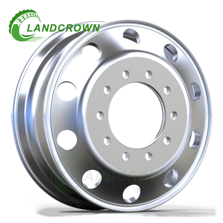 24.5 Inch 24.5x8.25 Forged Aluminum Truck Wheel Rim For Tire 11R24.5