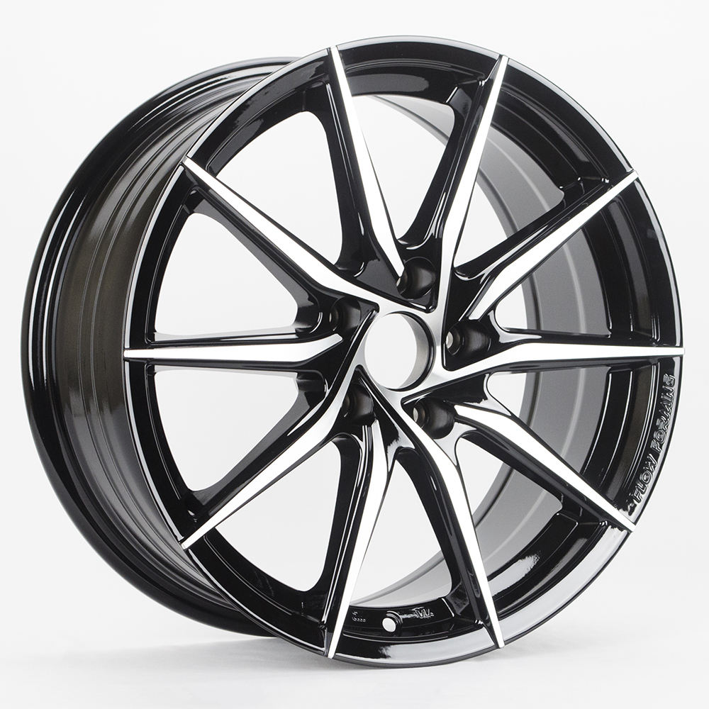 Cast Alloy Car Wheels Spoke Bright Black 17x7.5 New Condition Popular Design for Alloy Off-road Rim for Tire Size 225/65R17.5