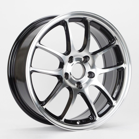 Forged Off-road Aluminum Alloy Wheel Rims 16x8.0 Multi-Spoke Bright Black Cast Alloy Car Wheels 16 Inch New Condition