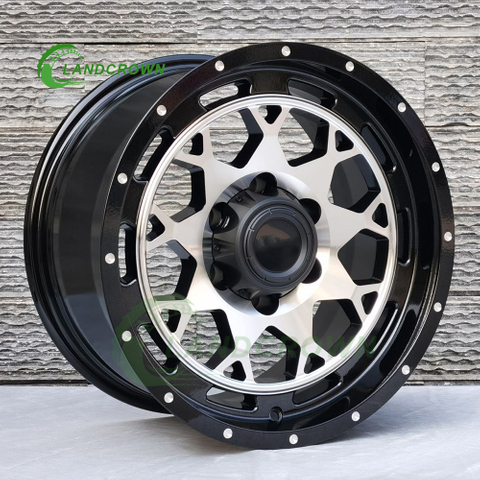 Customizable 17-Inch Off-Road Cast Alloy Wheel Hubs - Factory Direct Rims for SUV Pickup
