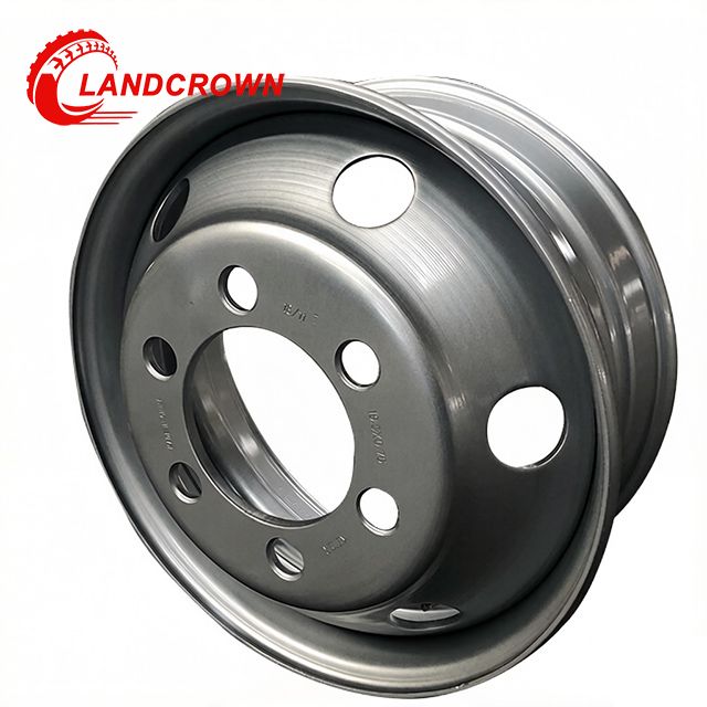 China Factory 19.5x6.75 Tubeless Truck Steel Wheel Rim