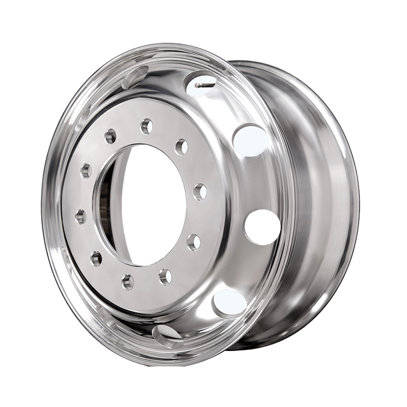 22.5 Inch Forged Alloy Aluminum Truck Wheel Rim 22.5X8.25 6061-T6 Tubeless Compatible 11R22.5 Truck Tires