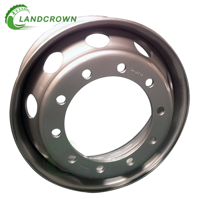 22.5x6.75 Tubeless Truck Steel Wheel Rim For Heavy Duty Truck Tire 8R22.5 9R22.5 10R22.5 255/70R22.5