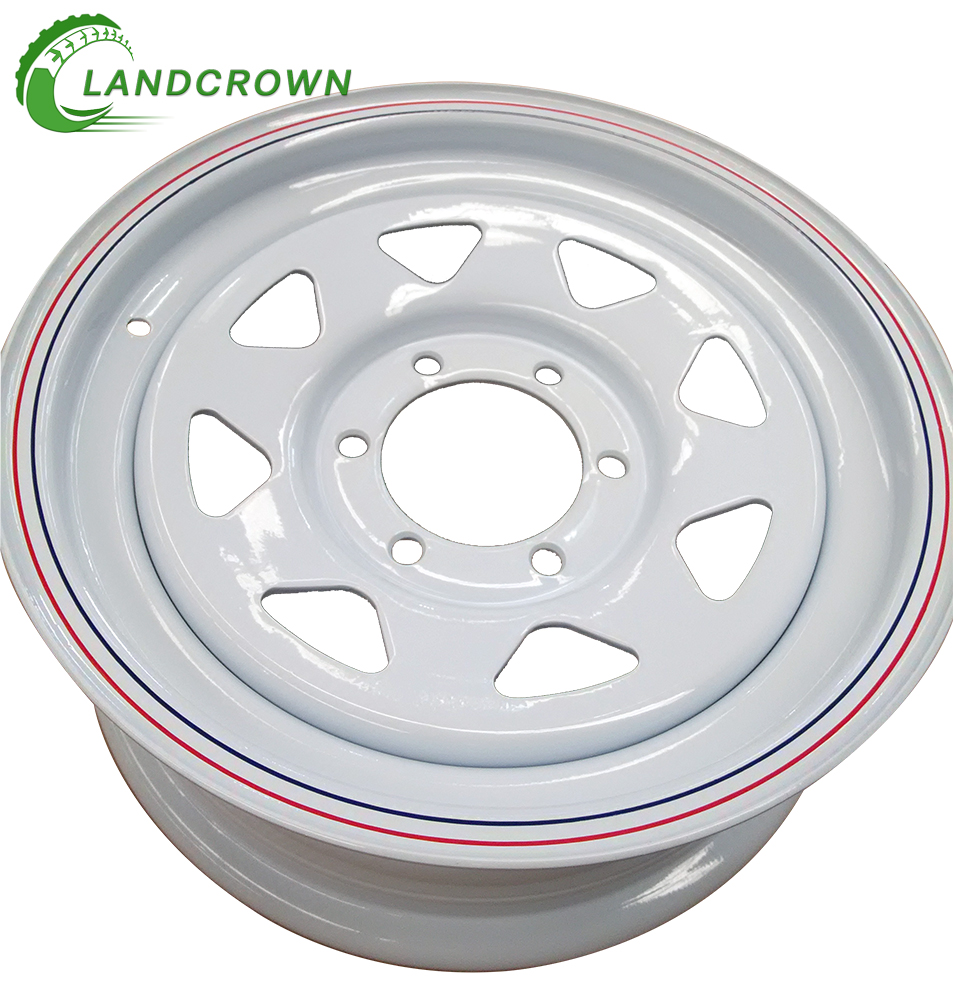 13 Inch Steel Car & Trailer Wheel Rims - 4/5/6 Hole, Customizable