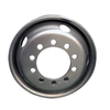 Chinese Commercial Steel Semi Truck Trailer Wheel Rim Ring 225 24.5 New Silver Finish