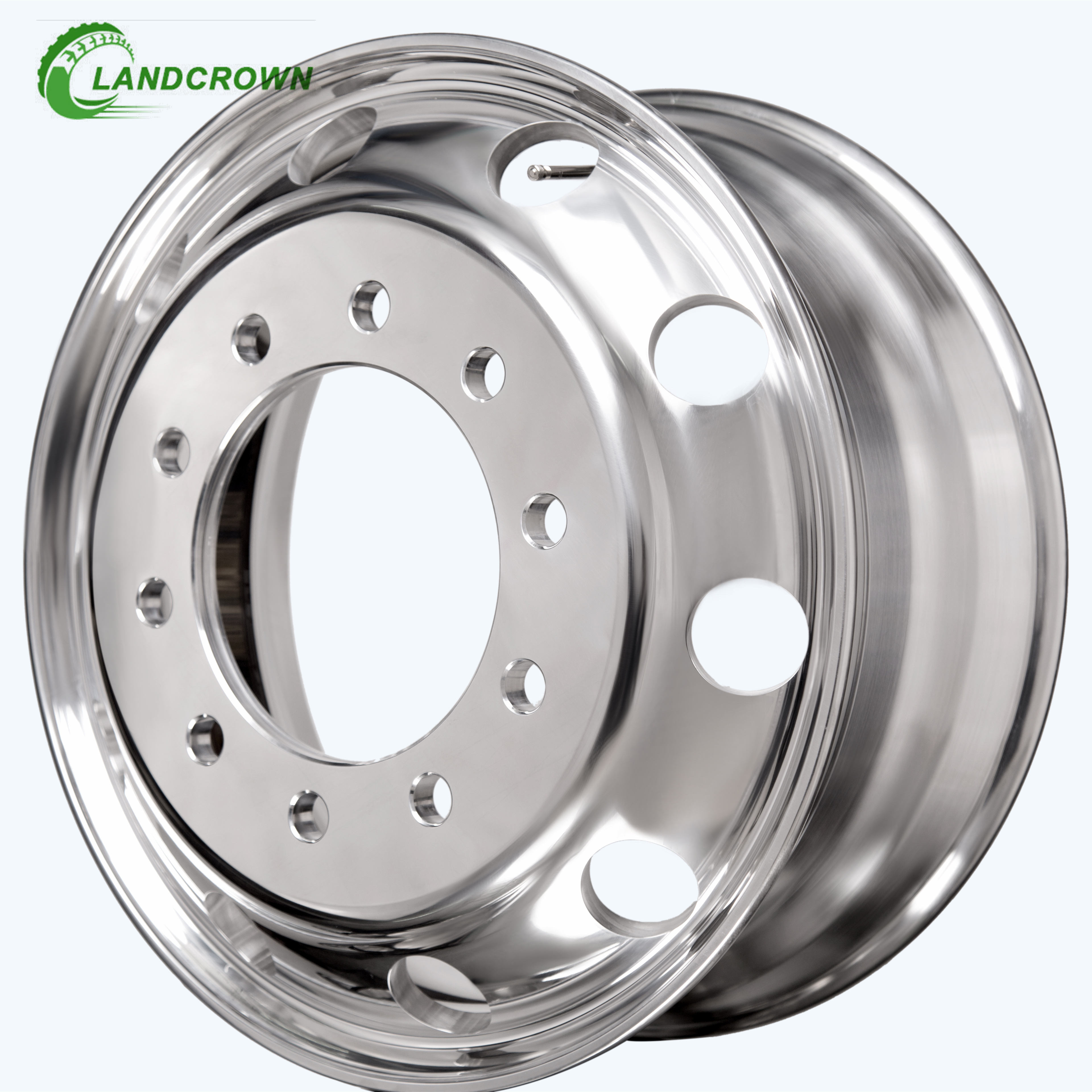 Factory Direct Sales 22.5Inch 22.5x9.00 Forged Alloy and Aluminum Tubeless Heavy Duty Truck Wheel Rim for Truck Tire 315/80R22.5