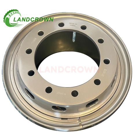 20 Inch 10.00-20 2-Piece Steel Tube Spoke Wheel Rims - Heavy-Duty for Dump Truck & Trailer, Fits 1400R20 Tire