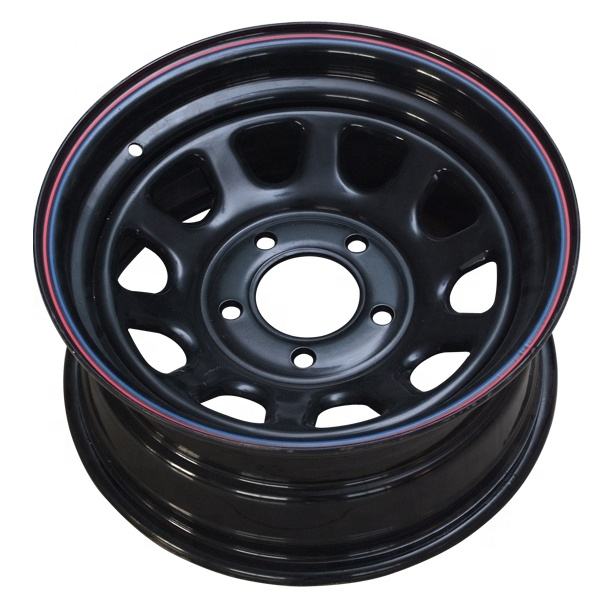 15 Inch 15x6J the Best Quality Passenger Car Steel Wheel Rim