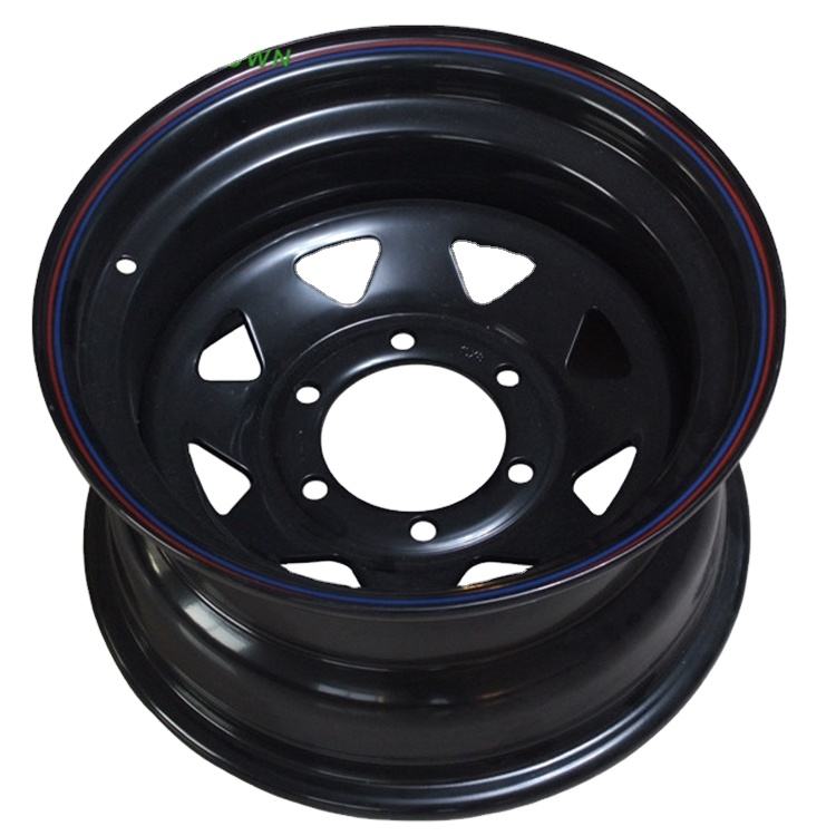 12 Inch Car Steel Trailer Wheel Rims 12X4 12X6.0 12X7.0 12X8.5 12X10.5 for Trailer Tire