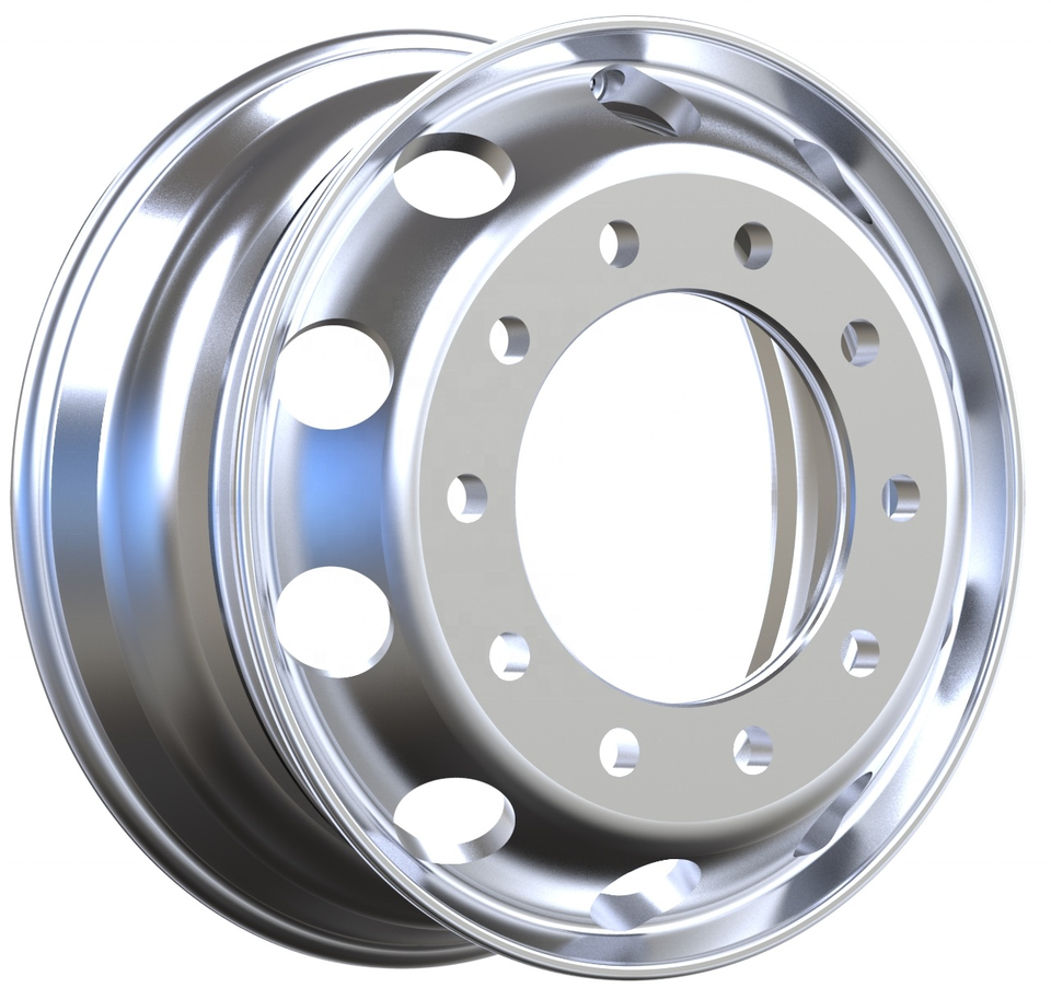 22.5 Inch 22.5x8.25 22.5x9.00 T6061 6061-T6 Polished Forged Alloy and Aluminium Truck Wheel Rim for Truck Tire 315/80R22.5