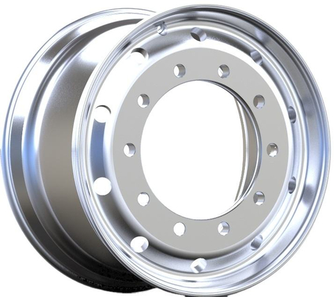 22.5 Inch 22.5x11.75 11.75x22.5 T6061 6061-T6 Polished Forged Alloy and Aluminium Truck Wheel Rim for Truck Tire 385/65R22.5