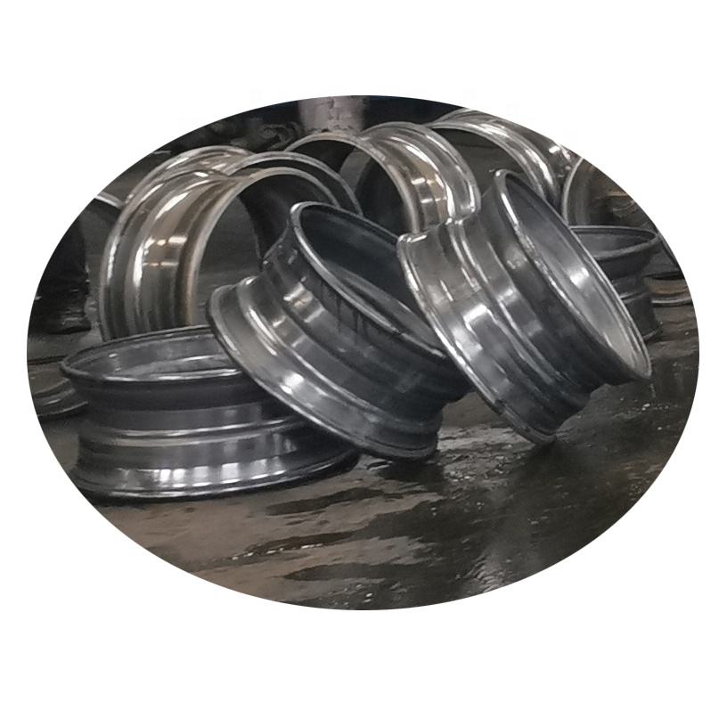 19.5 Inch Semi-finished Truck Tubeless Steel Wheel Rim 19.5x6.75 19.5x7.5 Half Finished Truck Rims for Truck Wheels