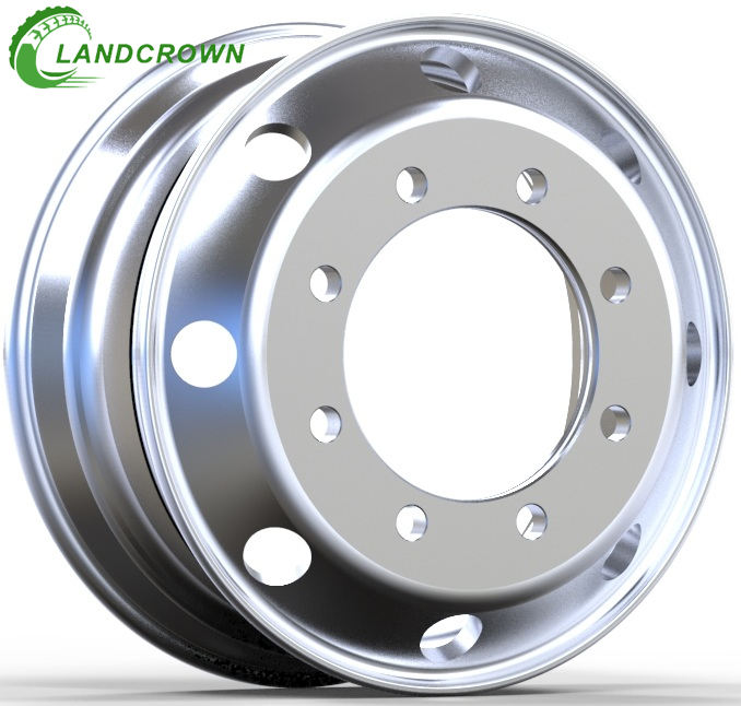 19.5 Inch Truck Wheels High Strength Forged Aluminum Alloy Wheels 19.5*6.75 Lightweight for Light Trucks New Condition