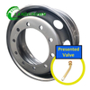 22.5 Inch 22.5x8.25 8.25x22.5 Heavy Duty Tubeless Truck Steel Wheel Rim for Truck Tire Size 295/80r22.5 DOT Grade