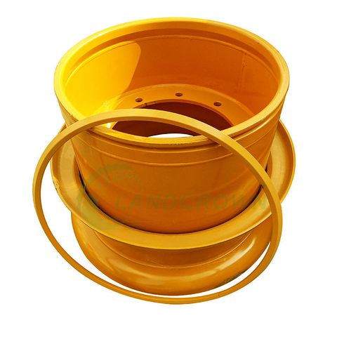 China OEM Steel Engineering Wheel Rim 20-10.0/1.7 20-10.0/2.0 3PCS Construction Industrial Wheels Rims for Loader OTR Tyre