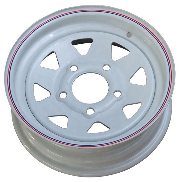 10 Inch Car Steel Trailer Wheel Rims 10x5.5 10x6.0 10x7.0 10x8.0 for Trailer Tire 205/60-10 20X800-10 22X9-10 18X8.5-10 22x10-10