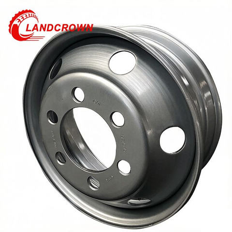 China Manufacturer 19.5x8.25 Tubeless Truck Steel Wheel Rim