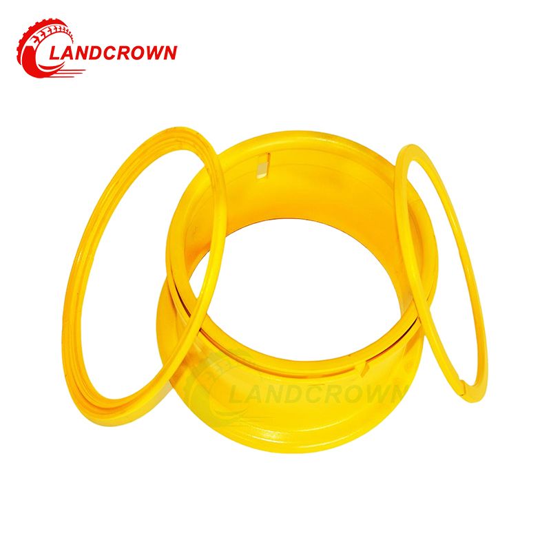 7.0T-15 Lock Ring Forklift Rims for 28x9-15 Solid/Pneumatic