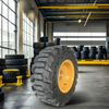 China Manufacturer's Solid Tire 5.70-12 Skid Steer Tires for Bob Cat 10-16.5 12-16.5 570x160 Rim Other Wheels Accessories Sales
