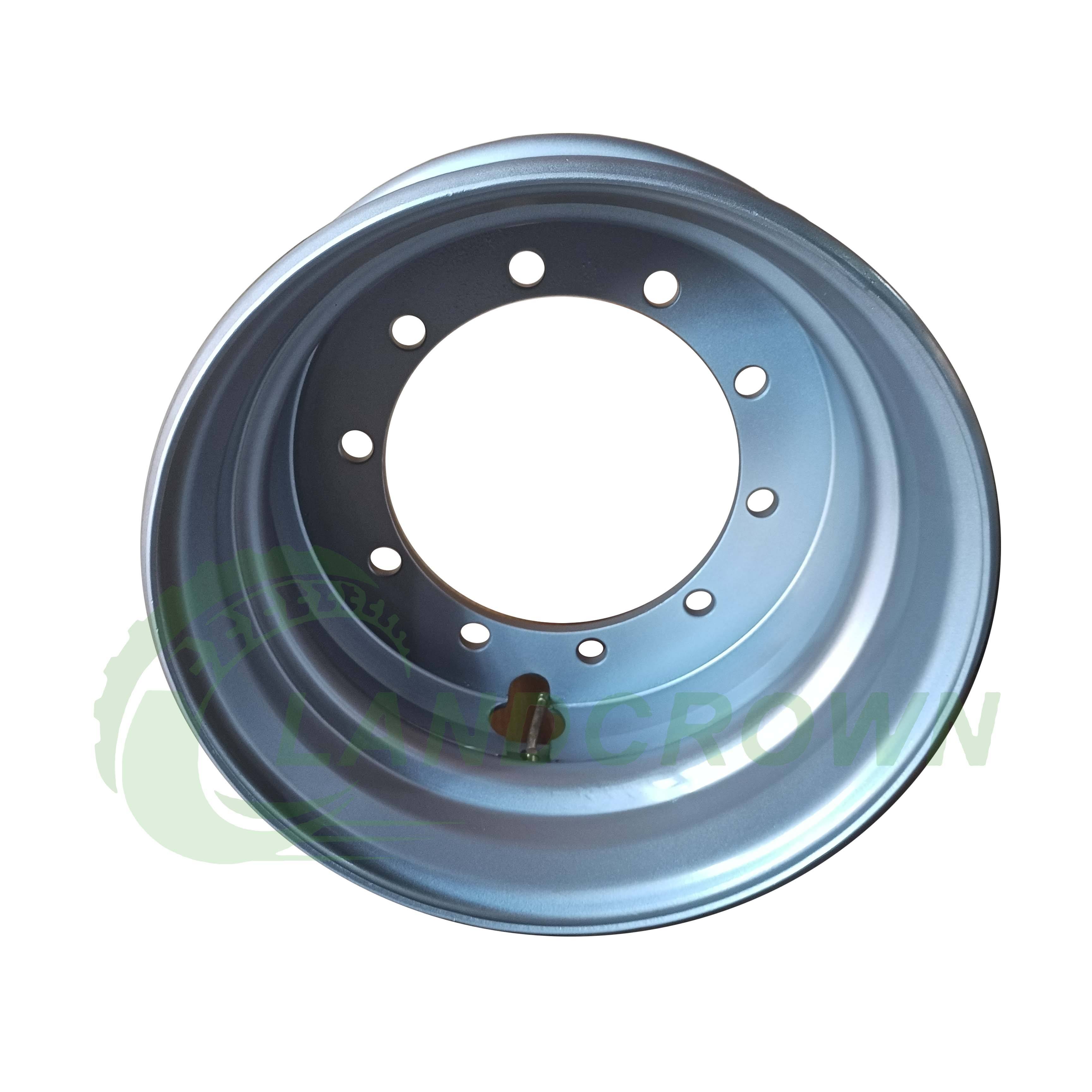 China Factory High Quality Light Steel Truck Rims 17.5x5.25 5.25x17.5 for Light Truck Tire 195/60R17.5 205/60R17.5 7R17.5