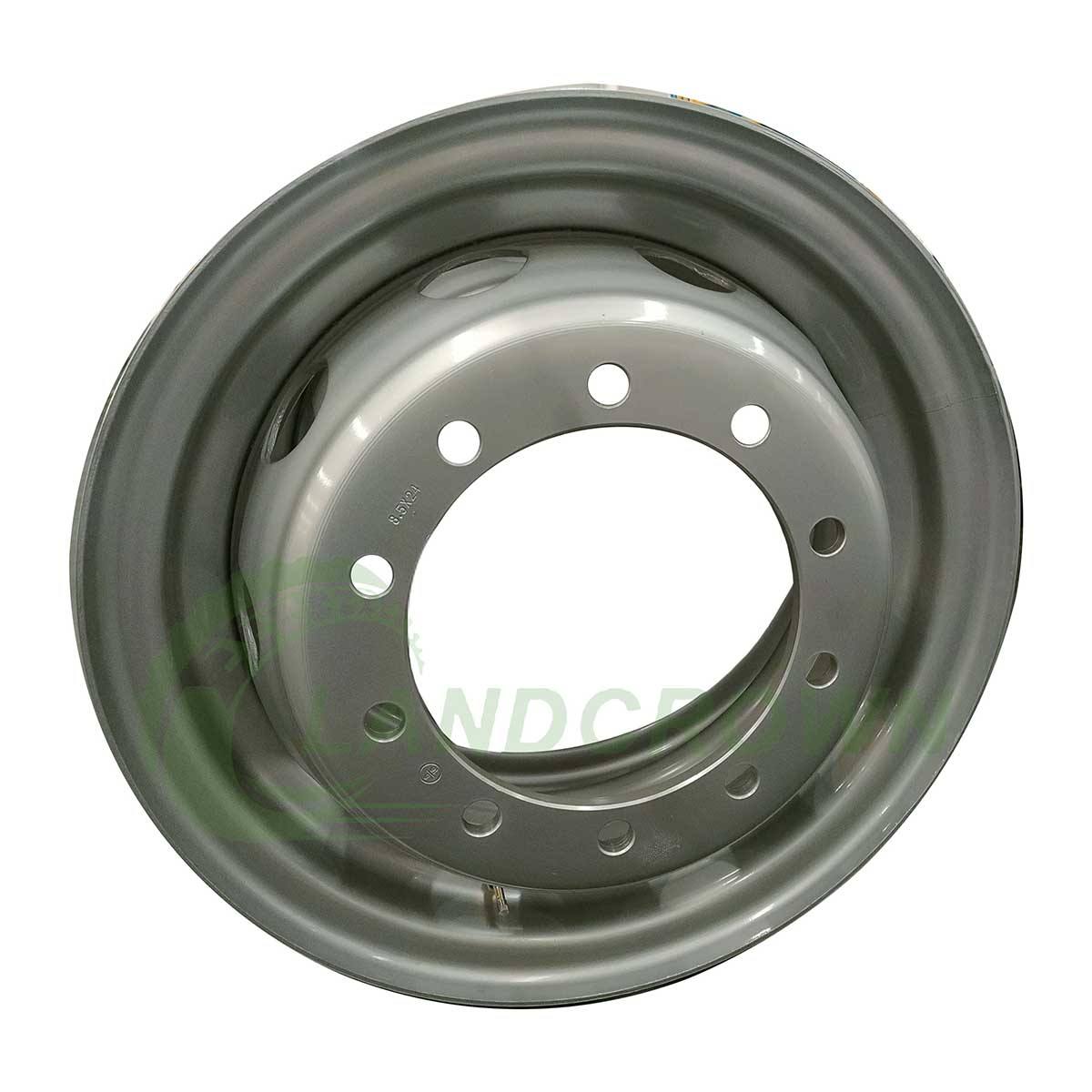 Hot Selling 19.5x14.00 14.0x19.5 Silver Finish Steel Wheel Rims New Condition 18R19.5 445/65R19.5 for Heavy Truck and Bus Tires