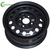 High-strength Steel Wheels 15Inch Black Painted Steel Wheel Rims Stylish Weather-Resistant Finish for Compact Car Steel Wheel