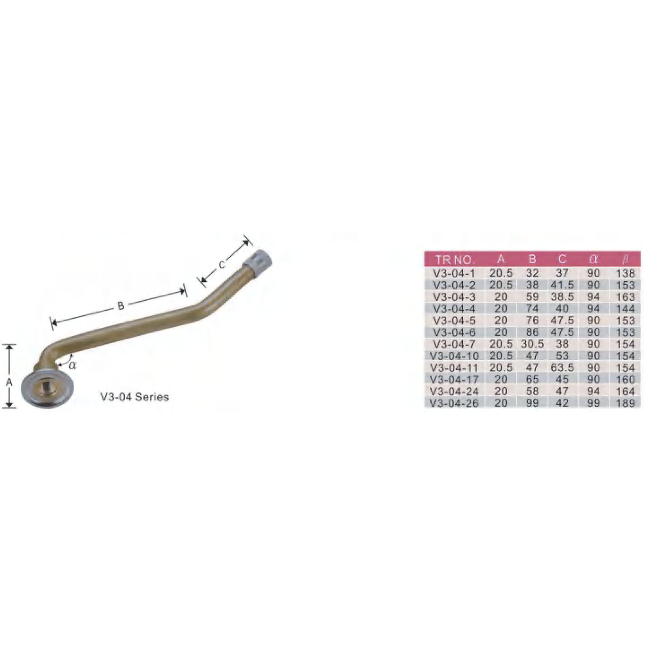 Wholesale Auto Parts Truck Wheels Brass Valve Nozzle V3-12-1 V3-12-2 V3-13-1 V3-13-2 V3-14-1 V3-14-2 for Trucks Buses Bus Tyres